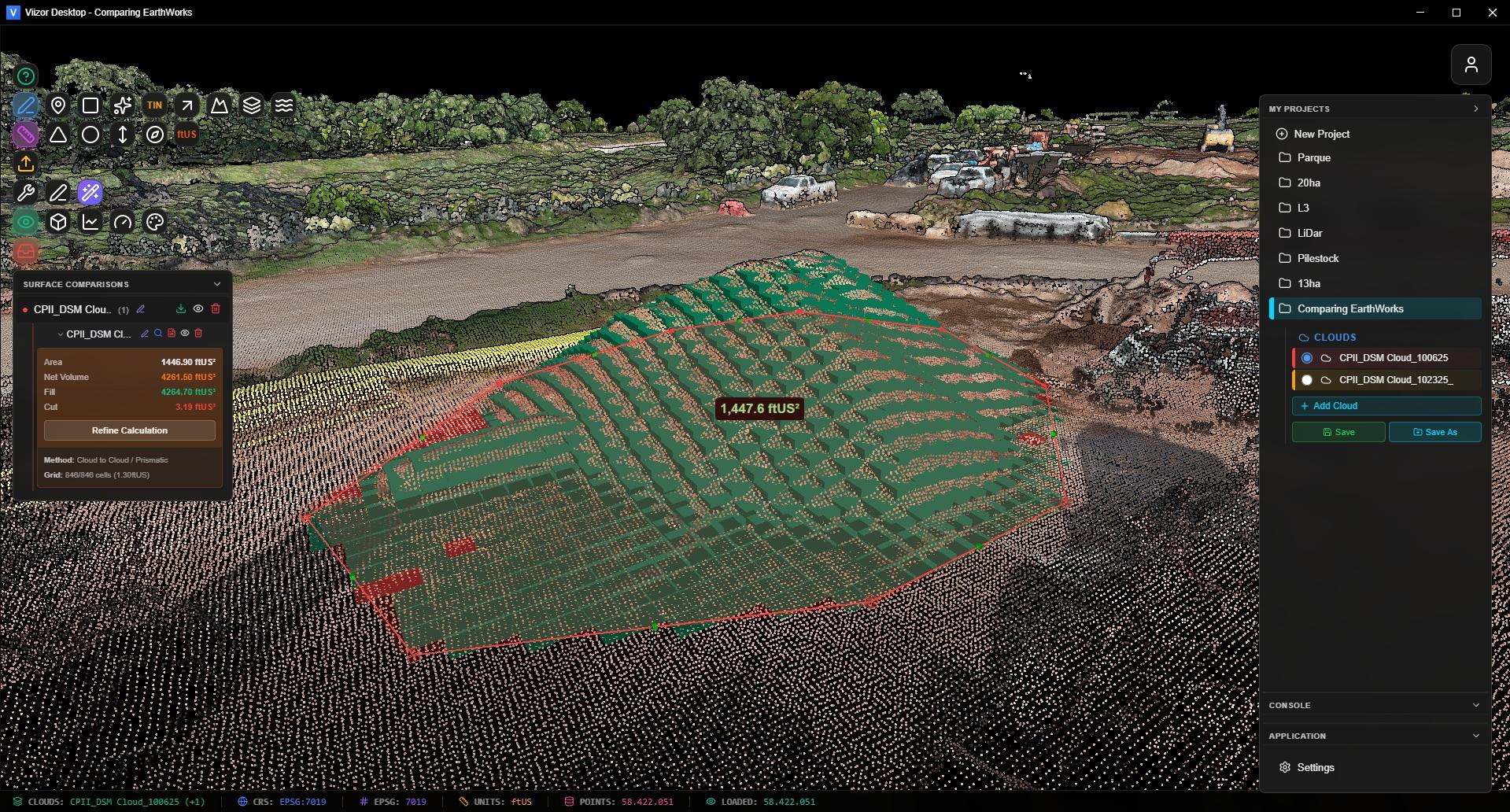Surface Comparison Tool